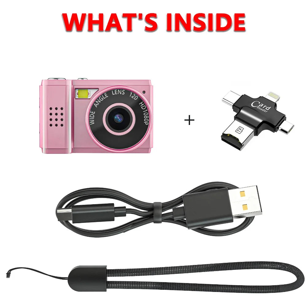 128G Mini 1080P Small Digtal Camera with Screen
