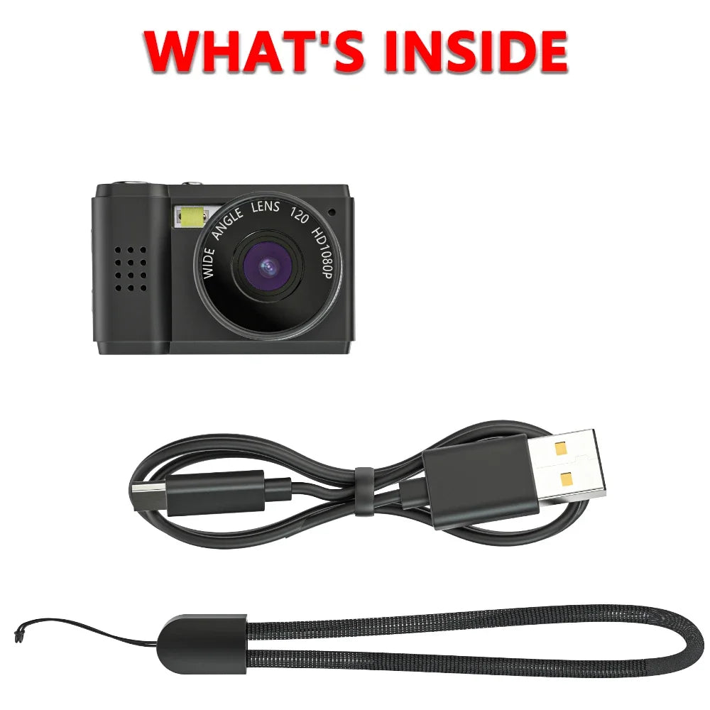 128G Mini 1080P Small Digtal Camera with Screen