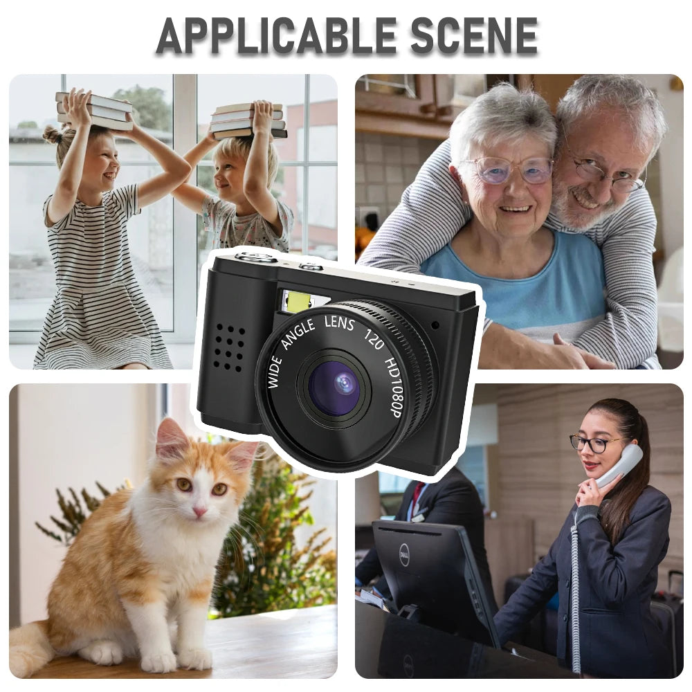 128G Mini 1080P Small Digtal Camera with Screen