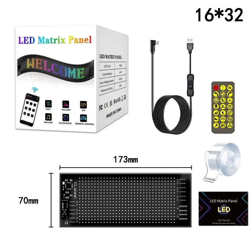 Led Eyes For Led Matrix Panel RGB LED Car Panel