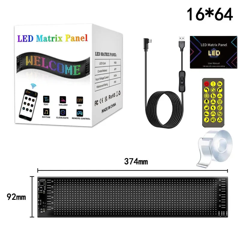 Led Eyes For Led Matrix Panel RGB LED Car Panel