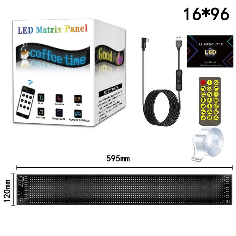 Led Eyes For Led Matrix Panel RGB LED Car Panel