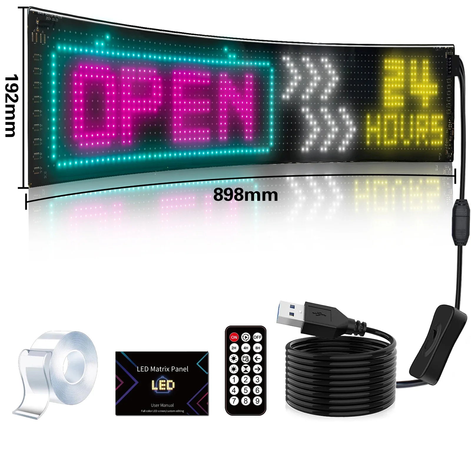 Led Eyes For Led Matrix Panel RGB LED Car Panel