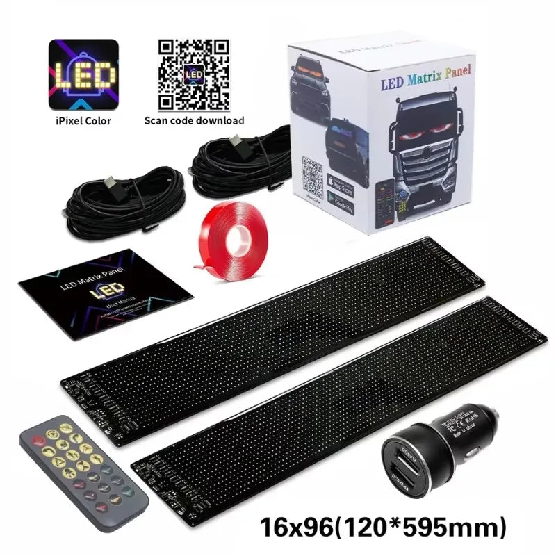Led Eyes For Led Matrix Panel RGB LED Car Panel