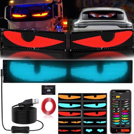 Led Eyes For Led Matrix Panel RGB LED Car Panel